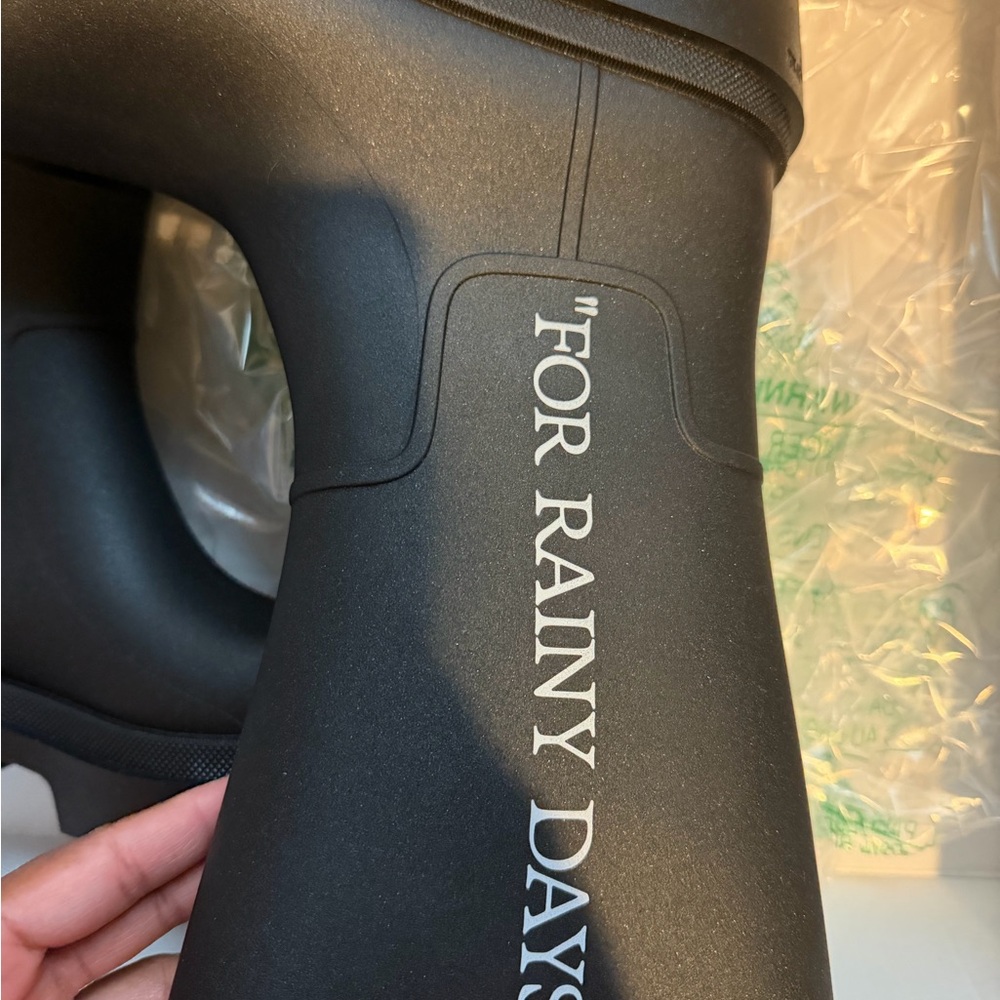 Off-White Black Ankle Boots